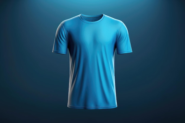 Blue Tshirt with short sleeves