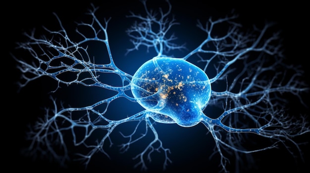 青い腫瘍は人間の脳のアルツハイマー病を明らかにする