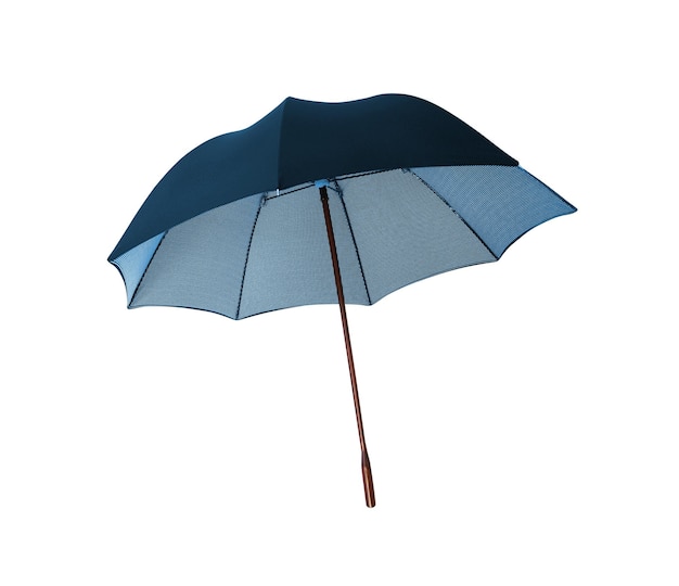 Blue umbrella isolated