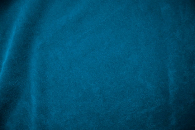 Blue velvet fabric texture used as background blue fabric background of soft and smooth textile material There is space for text