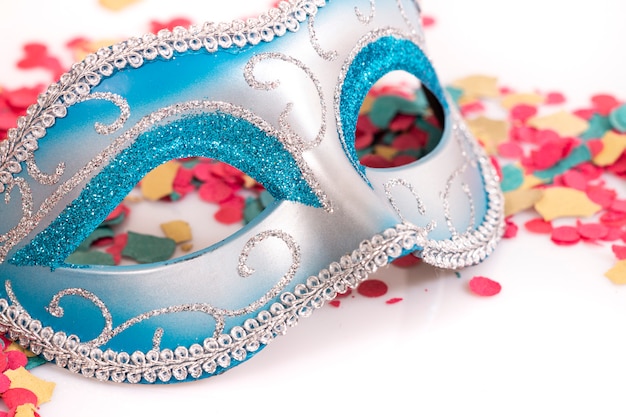 Blue venetian mask