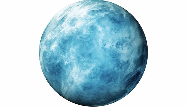 Вид спереди планеты Голубая Венера