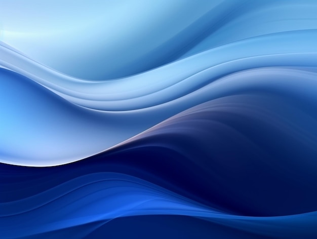 Blue Vibrant gradient color background with motion blur AI generated