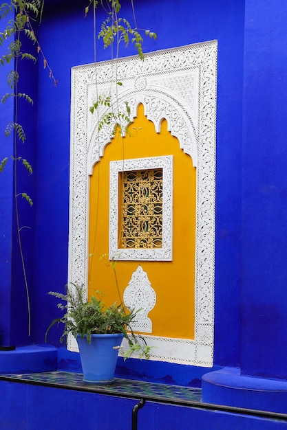 Blue Villa House in Majorelle Garden in Marrakech, Marokko