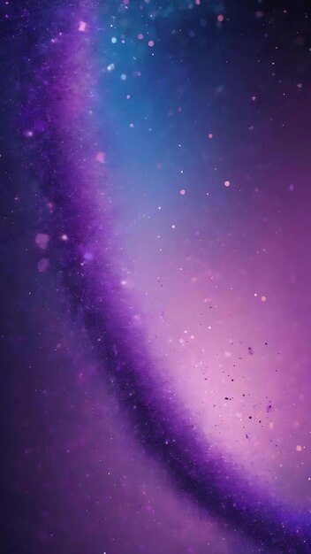 Photo blue and violet bokeh particles awards dust gradient abstract background futuristic in space on dark