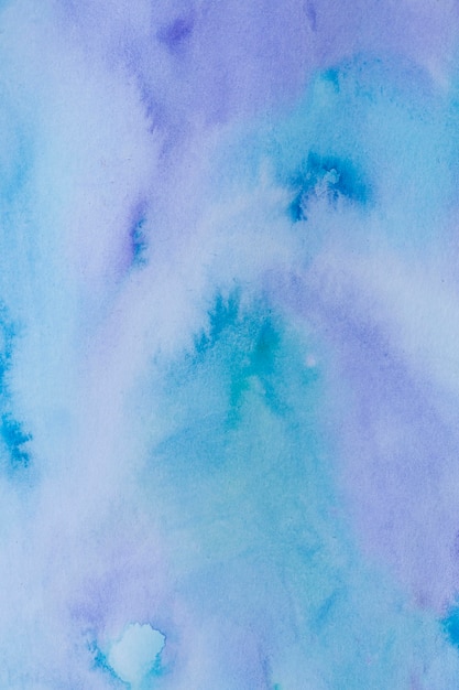 Blue and violet watercolour background