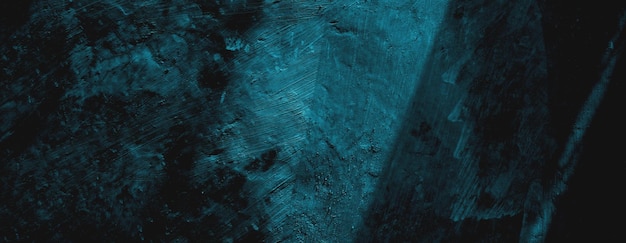 Синяя стена Страшная текстура для фона Темно-синий потрескавшийся цементный плакат