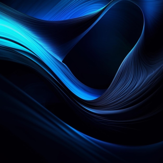 Premium AI Image | Blue wallpapers that will make your desktop look ...