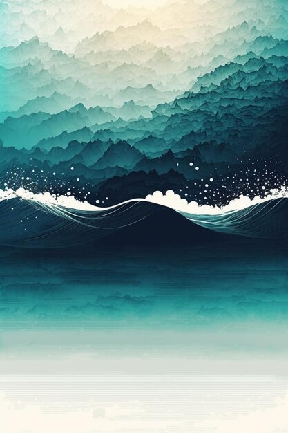 blue water colored effect abstract background.