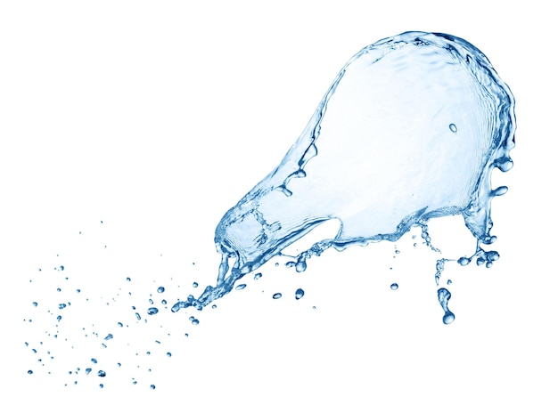blue water splash