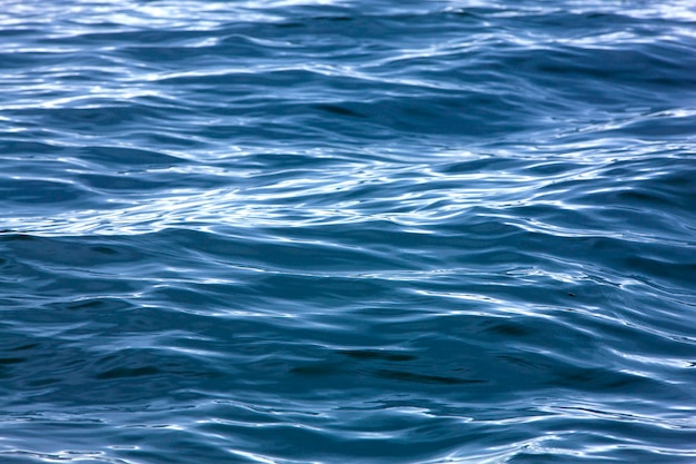 Blue Water surface as a background.