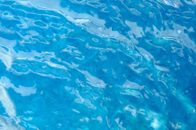 푸른 물 표면
