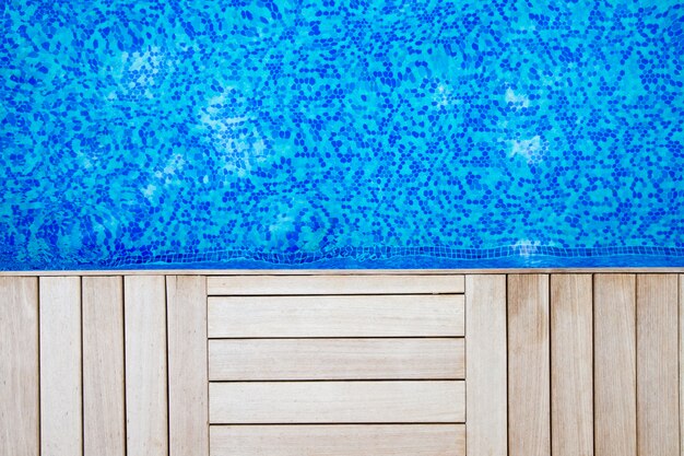 Blue Water in swimming pool background