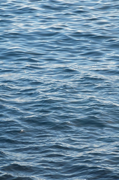 Blue Water Waves Texture on the Atlantic Ocean