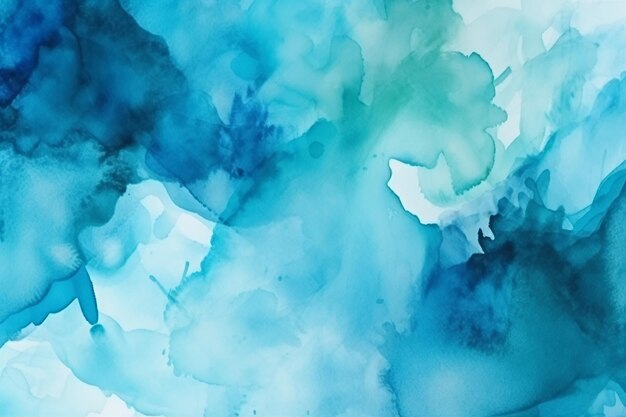 Blue watercolor abstract background