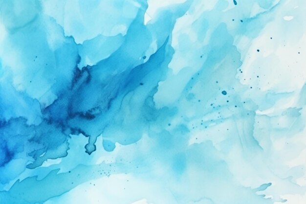 Blue watercolor abstract background