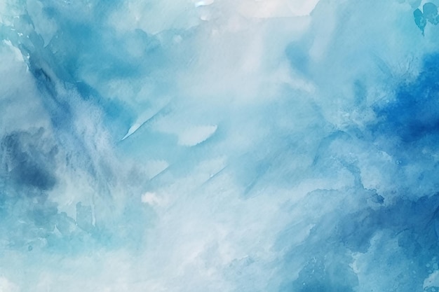 Blue watercolor abstract background