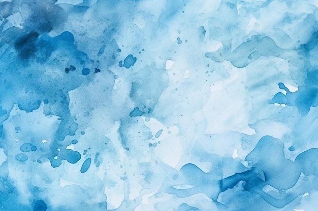 Blue watercolor abstract background