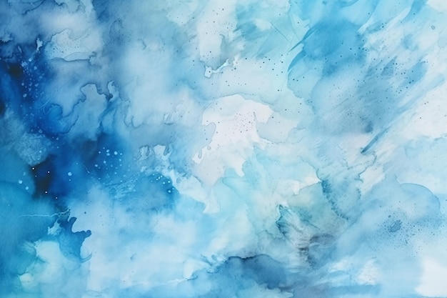 Premium Photo | Blue watercolor abstract background