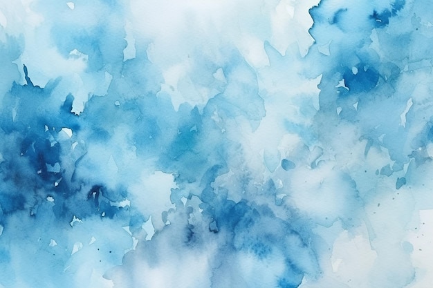 Blue watercolor abstract background