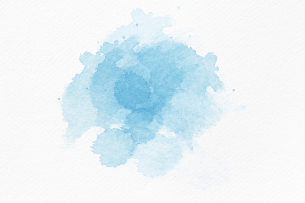 Blue watercolor abstract splash background