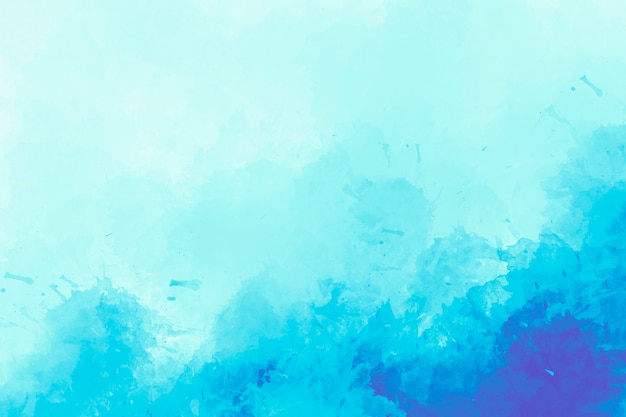 Blue watercolor background. Digital drawing.