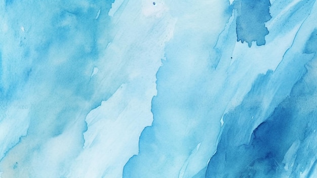 Blue watercolor background with a white line that says'blue '