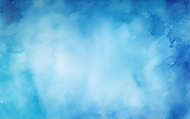 Blue watercolor painted background