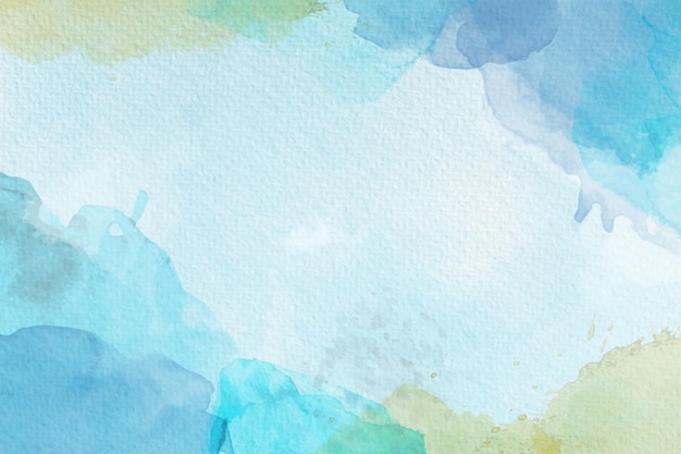 Blue watercolor painted premium background