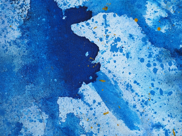 Photo blue watercolor painting abstract texture.