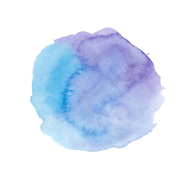 Blue watercolor stains