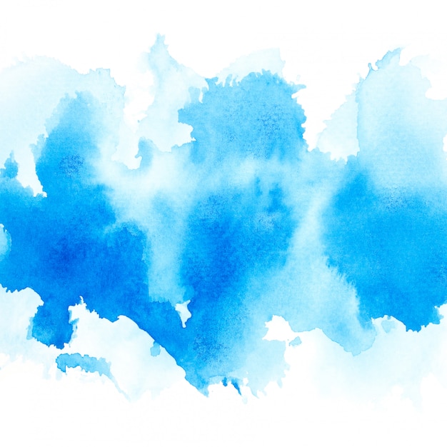 Photo blue watercolor.