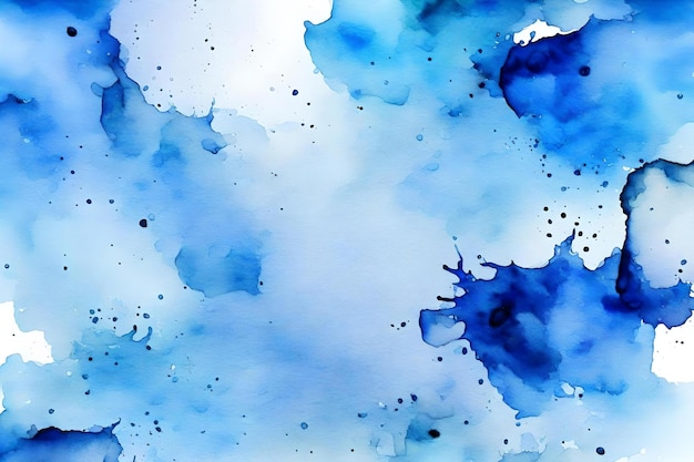 Blue watercolour product background