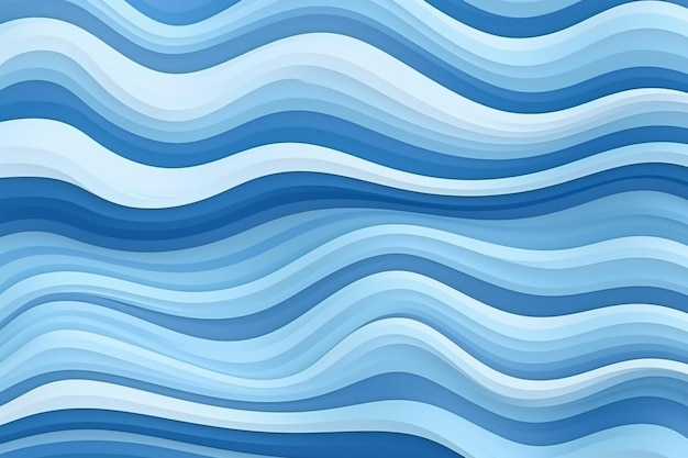 Photo blue wave background in bauhaus style