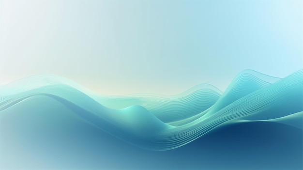 A blue wave background with a light blue background.