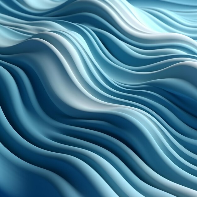 A blue wave background with the words " blue " on the top.