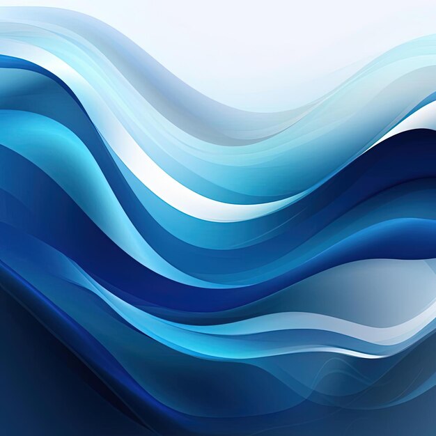 a blue wave background