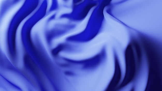 Поверхность ткани голубой волны. Абстрактный мягкий фон.