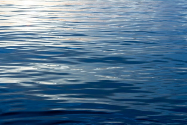 Photo blue wave of water background