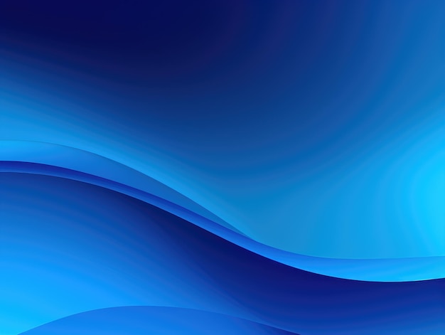 Blue waves abstract background liquid art pattern Generative AI