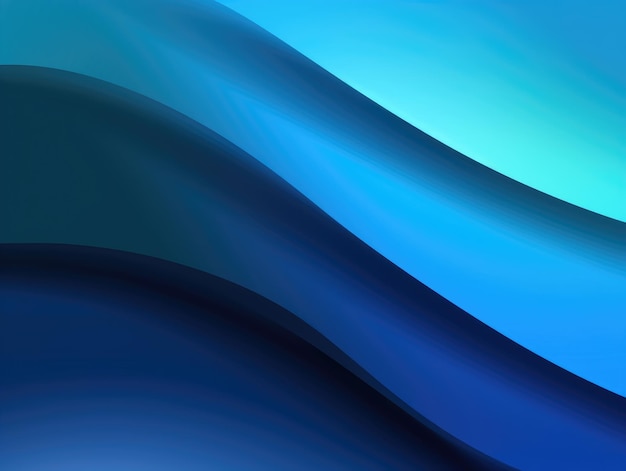 Blue waves abstract background liquid art pattern Generative AI