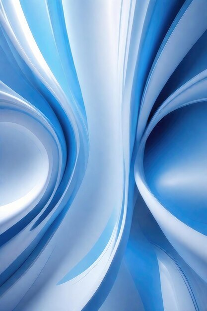 Blue waves abstract background