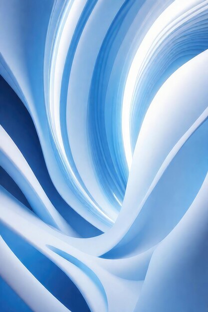 Blue waves abstract background