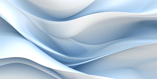 Blue waves background with a white background