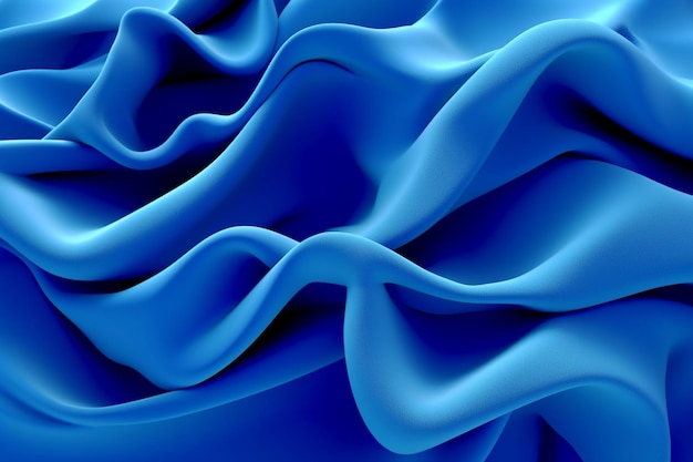 Blue waves in a blue background