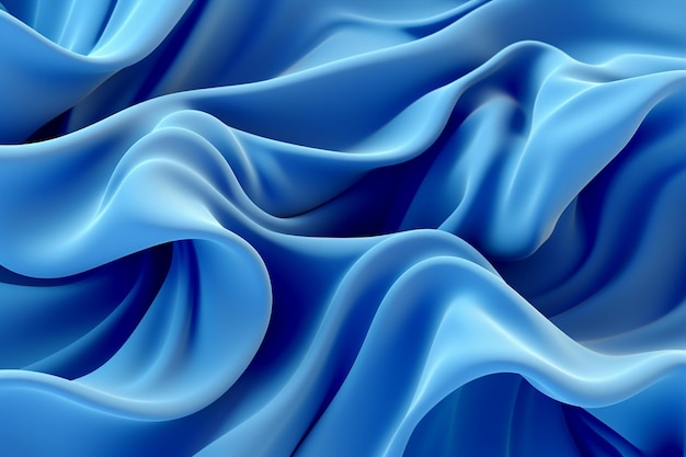 Blue waves in a blue background