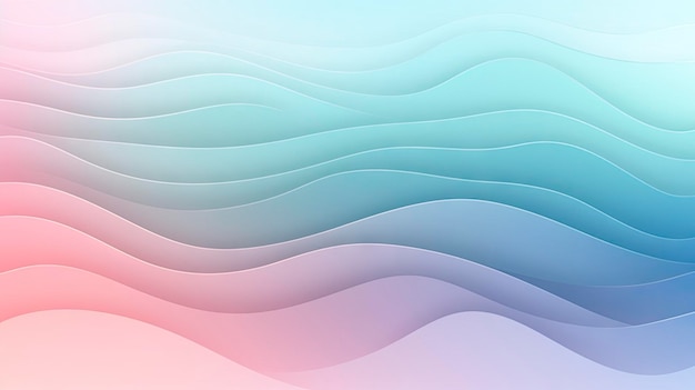 Blue waves on a pink background