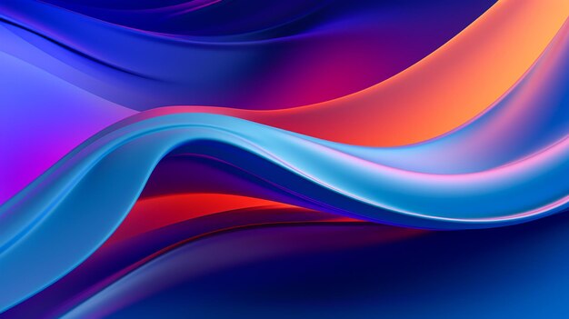 Blue waves silk abstract background liquid art pattern