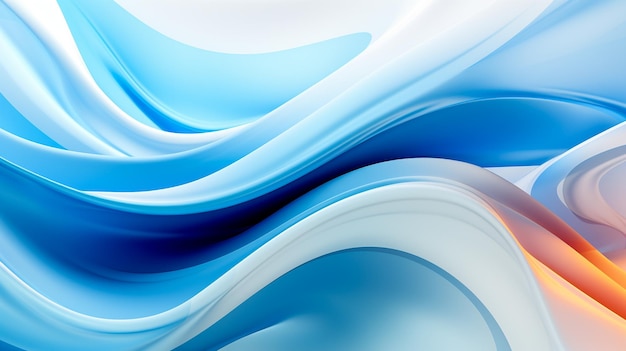 Blue waves silk abstract background liquid art pattern