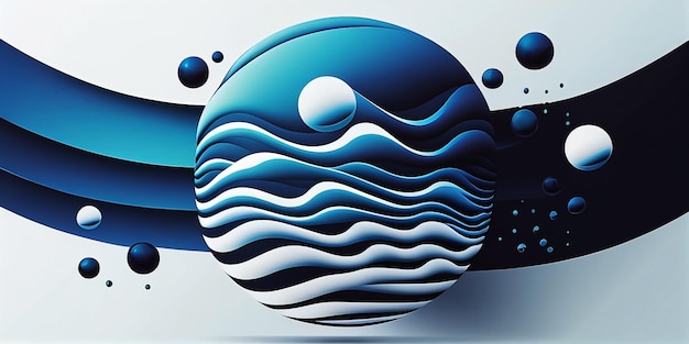 Blue waves and waves in a circle